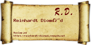 Reinhardt Dioméd névjegykártya